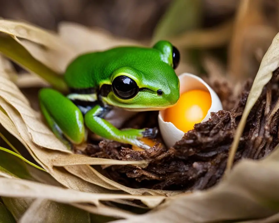 Tree frog life cycle