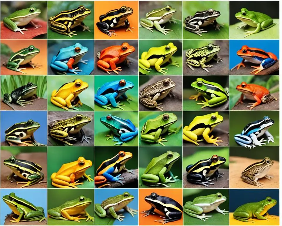 frog color variations