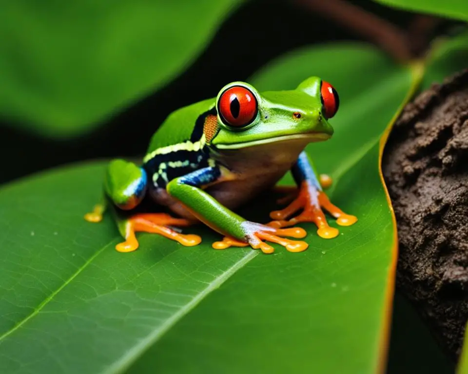 red-eyed tree frog call