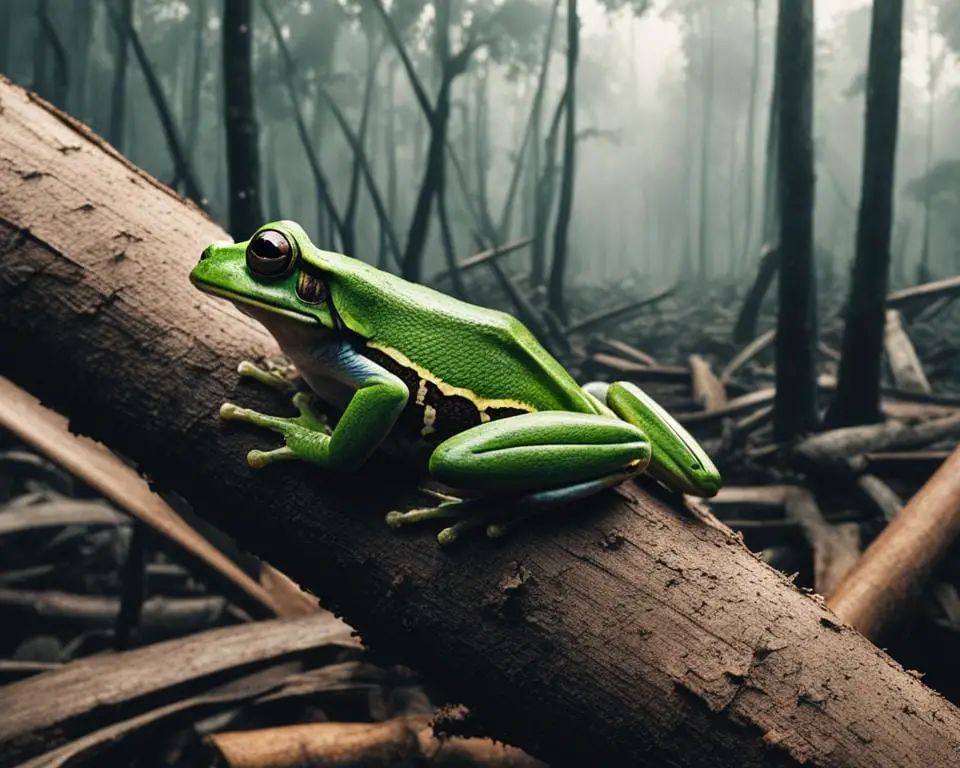 threats to gliding tree frogs