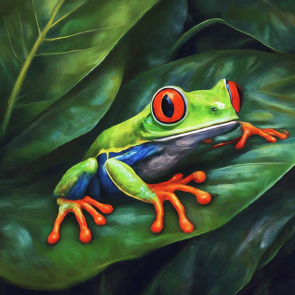 Red-Eyed Tree Frog Vision