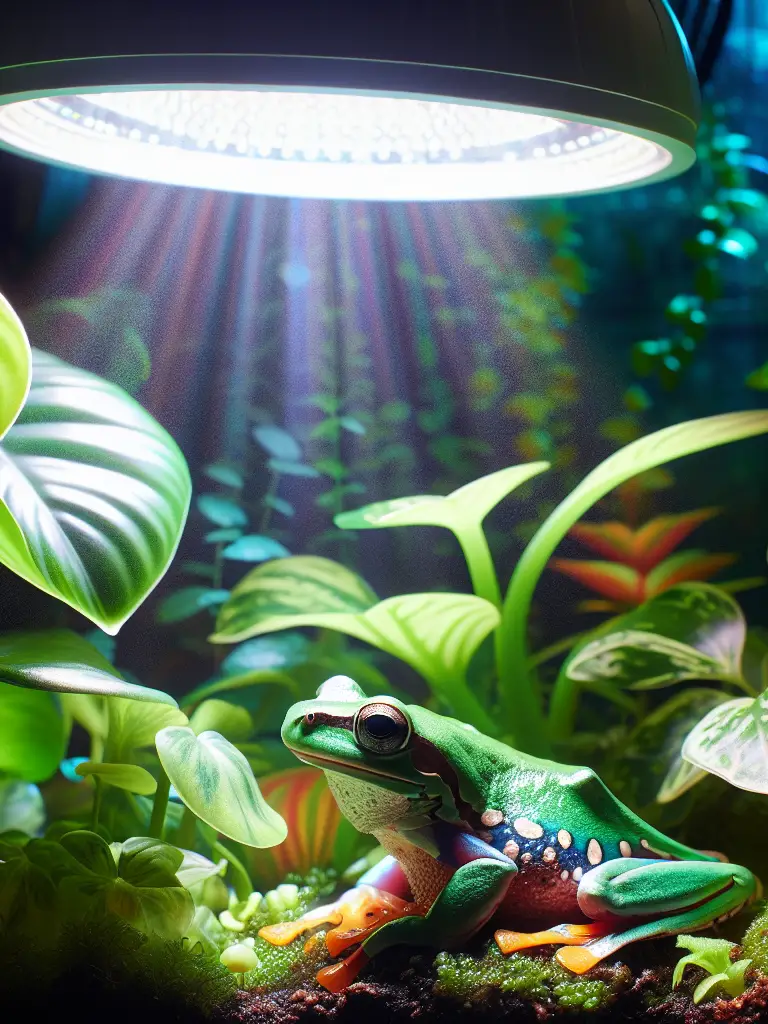 do tree frogs need a heat lamp