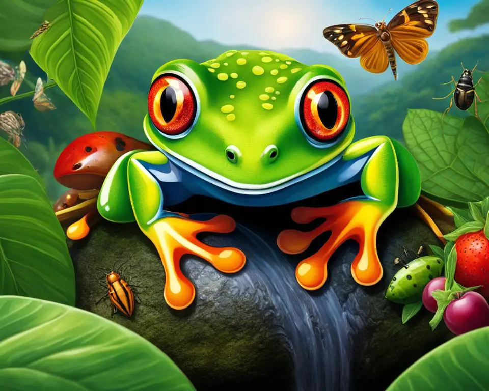 essential nutrients for tree frog