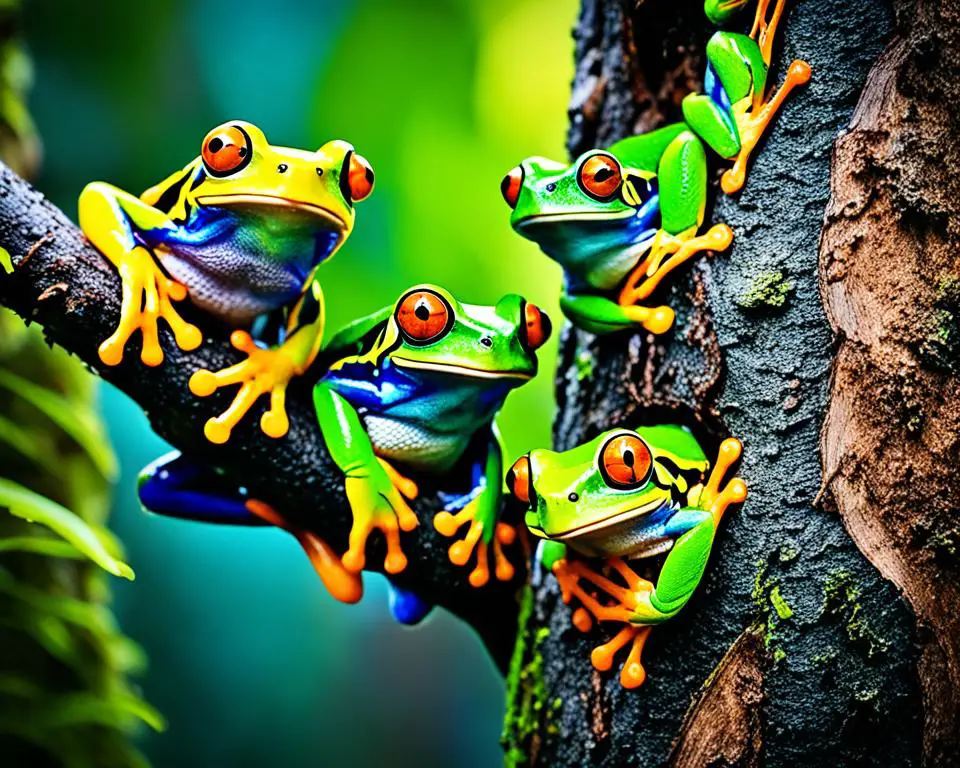 tree frogs in the Americas