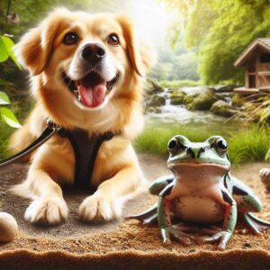 keeping tree frogs and dogs safely