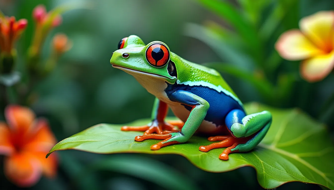 Colorful Tree Frog Species List