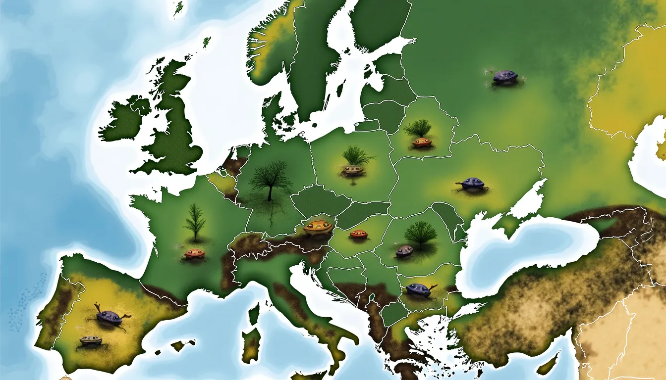 European Tree Frog Distribution