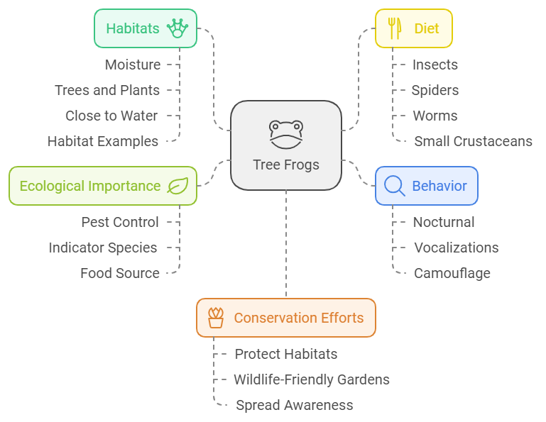 What do tree frogs love