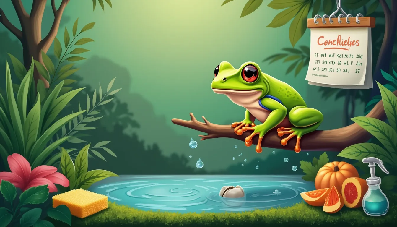 tree frog cleaning schedule