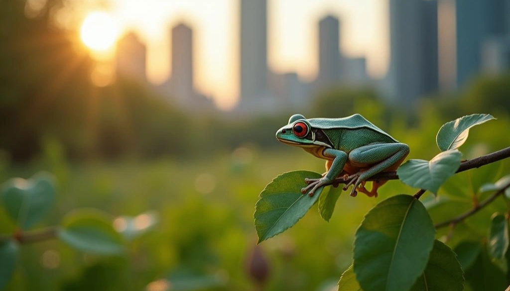 How Tree Frogs Adapt to Urbanized Environments: Survival in the City