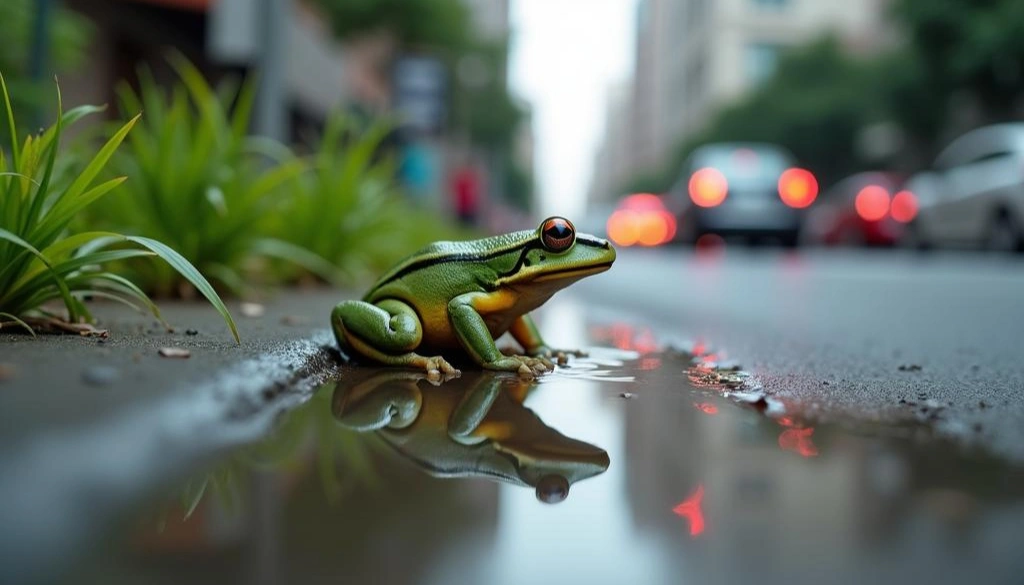 Challenges Urban Tree Frogs Face